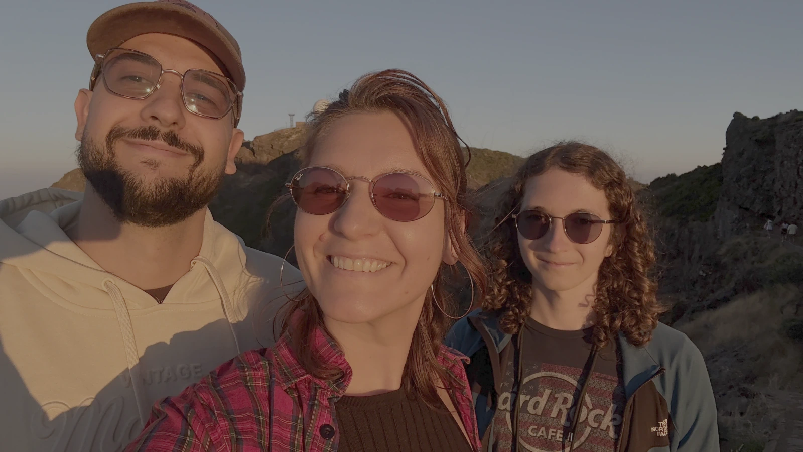 Valeria, Michael, and Martin during a team offsite in Madeira
